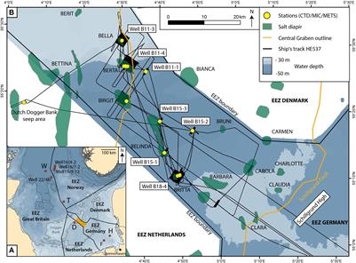 Seafloor Methane Seepage Related to Salt Diapirism in the Northwestern Part of the German North Sea